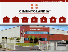 Tablet Screenshot of cimentolandia.com.br